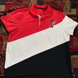 Polo Ralph Lauren P-Wing Print Black/Red/White Performance Polo